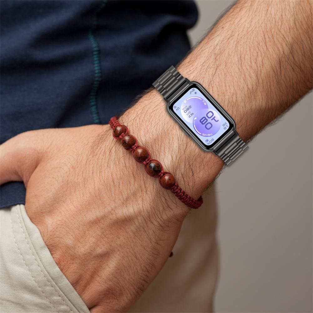 Stainless Steel Strap for Huawei 11/11Pro/11 NFC/11Pro NFC Stainless Steel Watch Strap Replacement Metal Replacement Strap Sports Band