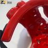Universal Taekwondo Helmet NBR Foam One-Piece Competition Training Head Guard In Red/Blue