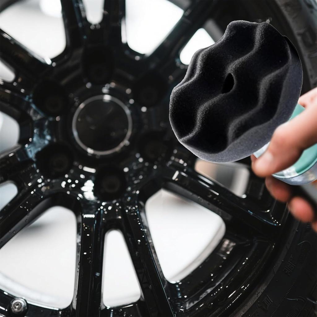 Tire Shine Applicator, Reusable Car & Truck Tire Dressing Applicator For No-Drip, Streak-Free Shine, Works With All Tire Shine & Gels Professional