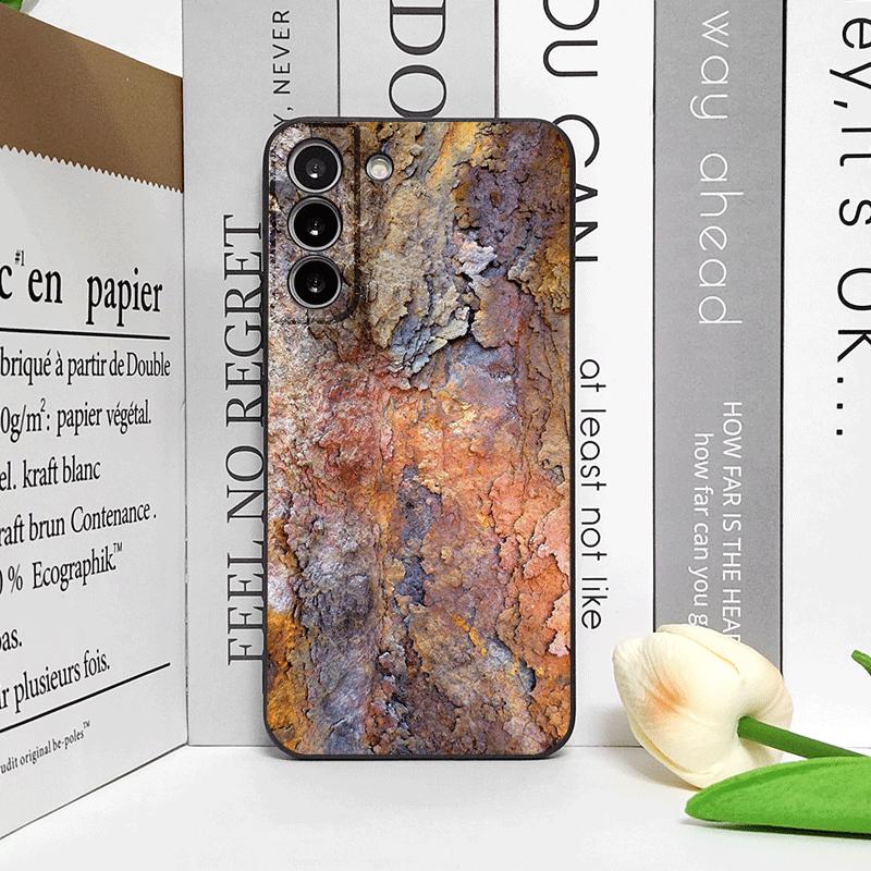 Creative Rusty Metal Surface Pattern Phone Case for Samsung Galaxy A56 A14 A55 A16 A54 A36 A53 A52 A51 5G Shockproof Soft Cover