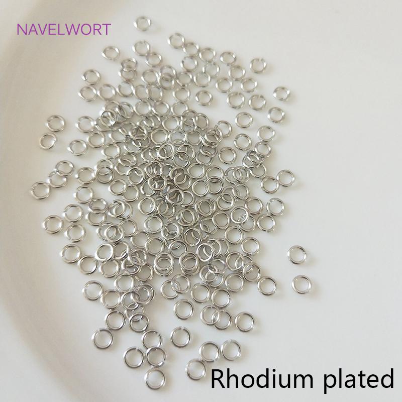 

Multi Size 14K/18K Gold Plated Open Jump Ring Connecting Rings For Jewelry Making Brass Split Rings Jewelry And Accessories 0.6mmx3.5mm-200pcs