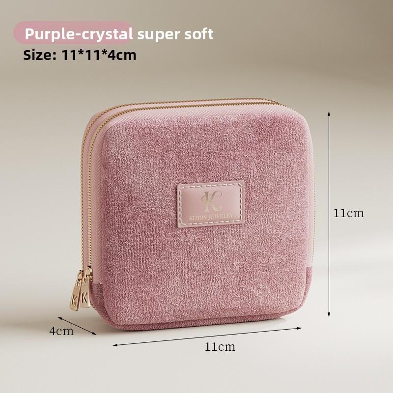 Modern Minimalist Jewelry Organizer Bag With Multiple Layers For Travel Storage And Gift Use