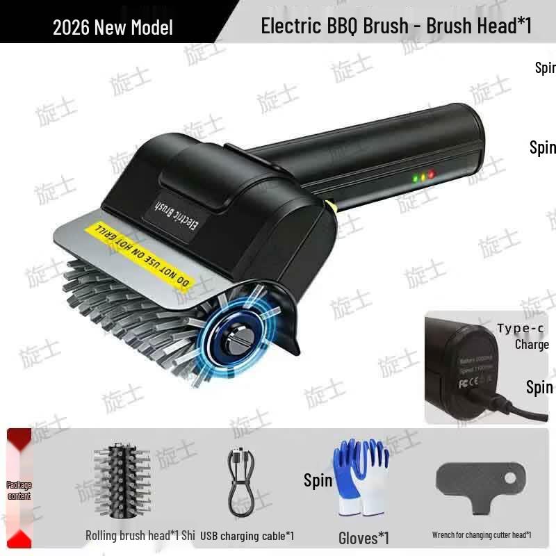 Xuanshi Electric BBQ Grill Cleaning Brush Set