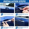 Car Door Handle Cover Trim For Mercedes Benz A B C E Class GLE GLS CLA GLC GLA X253 W213 W205 W247 W177 V177 A180 A200 A250 LHD