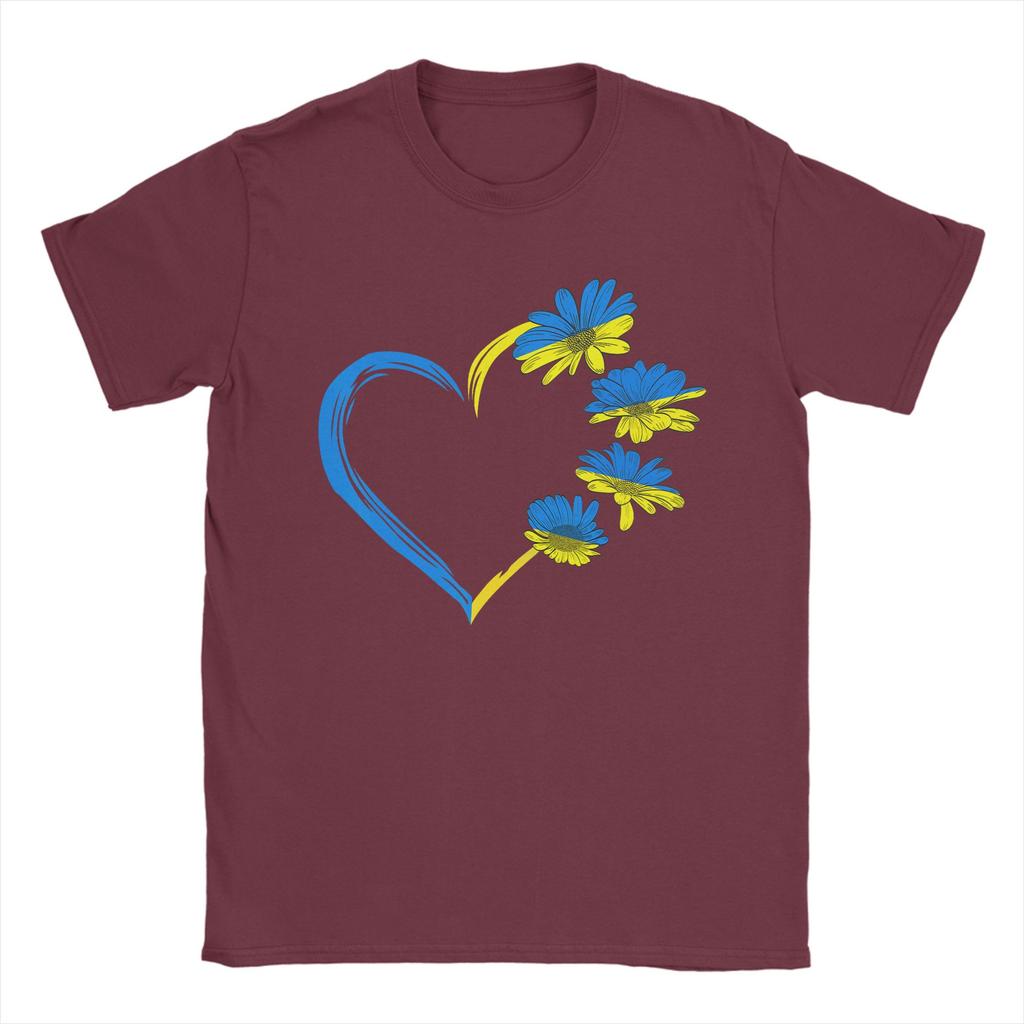 Ukraine Flag Sunflower Vintage Ukrainian Lovers Ukraine TShirt Summer 100 Cotton T Shirts For Couple Hipster Casual Tshirt