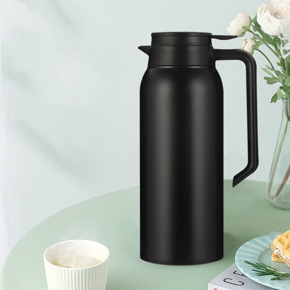 1500 ML Insulation Coffee Pot Stainless Steel Insulated Water Jug Simple Vacuum Flask  Car