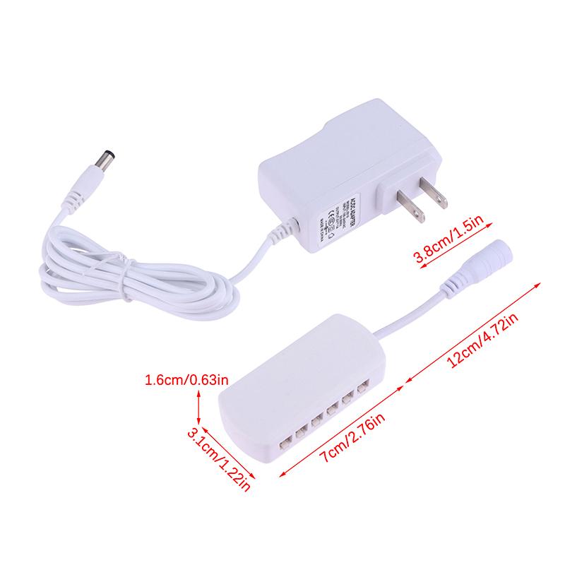 3V 1A Ac/Dc Adapter Power Supply With 12 Ports Power Supply Output Universal Plug For Model Lamp/Railway/Railroad/Train Layout