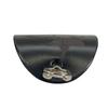 CHANEL 98A With blisters Camelia Hair decoration leather black Women Used