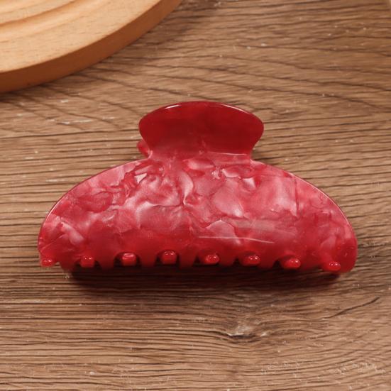 Sponka do vlasů Zakřivený zub Želé barva Sponka na zadní část hlavy Velká žraločí sponka do vlasů Velké drdoly Polodrdoly Vlasy