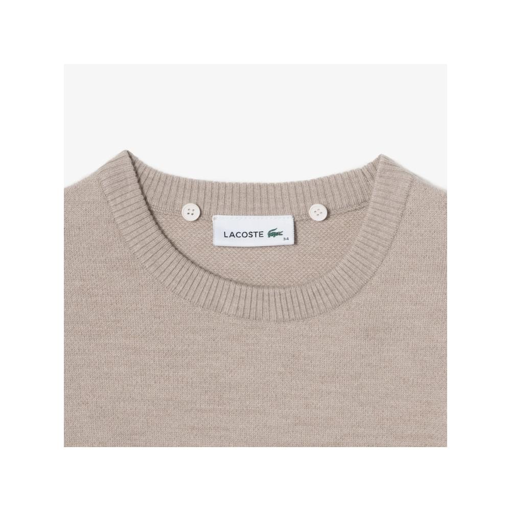 LacoSte Women S Collar Detachable Crew Neck Sweater Af703e 54n 02S q2nAf703e 54n02S