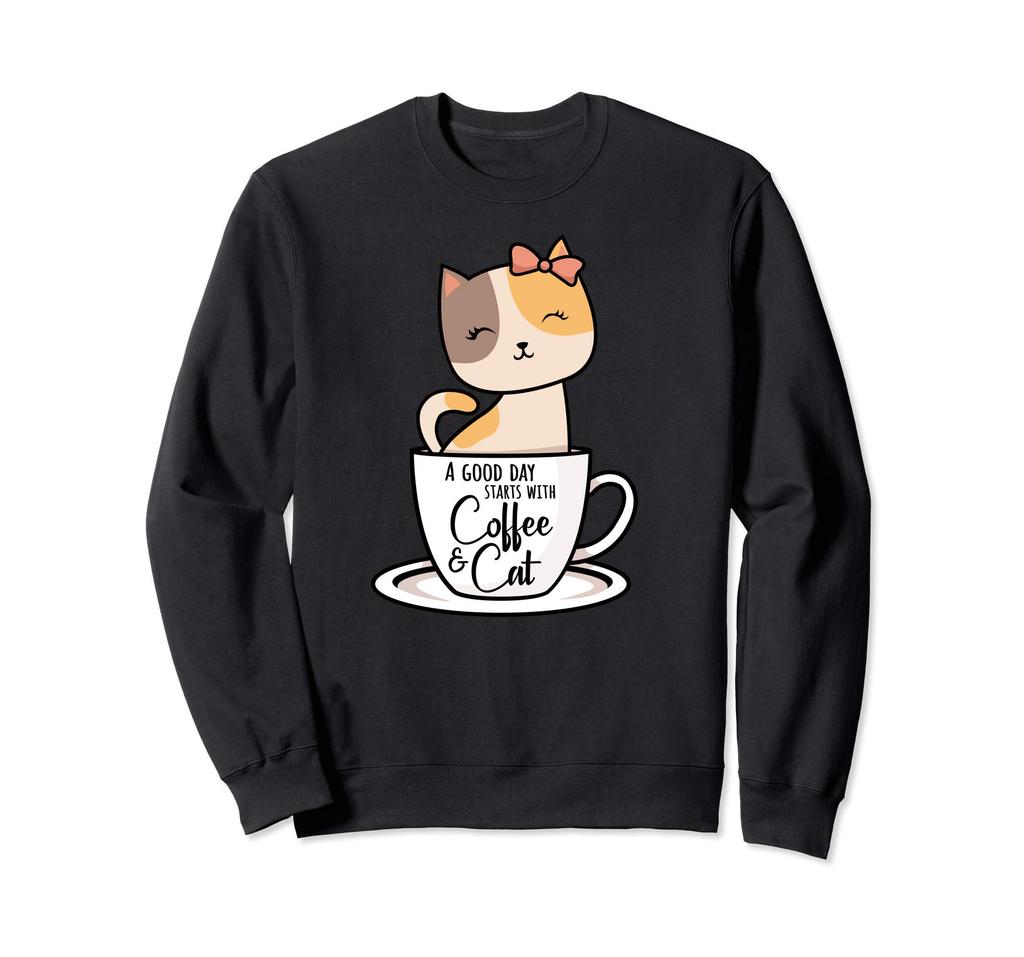 Coffee Cat Sweatshirt