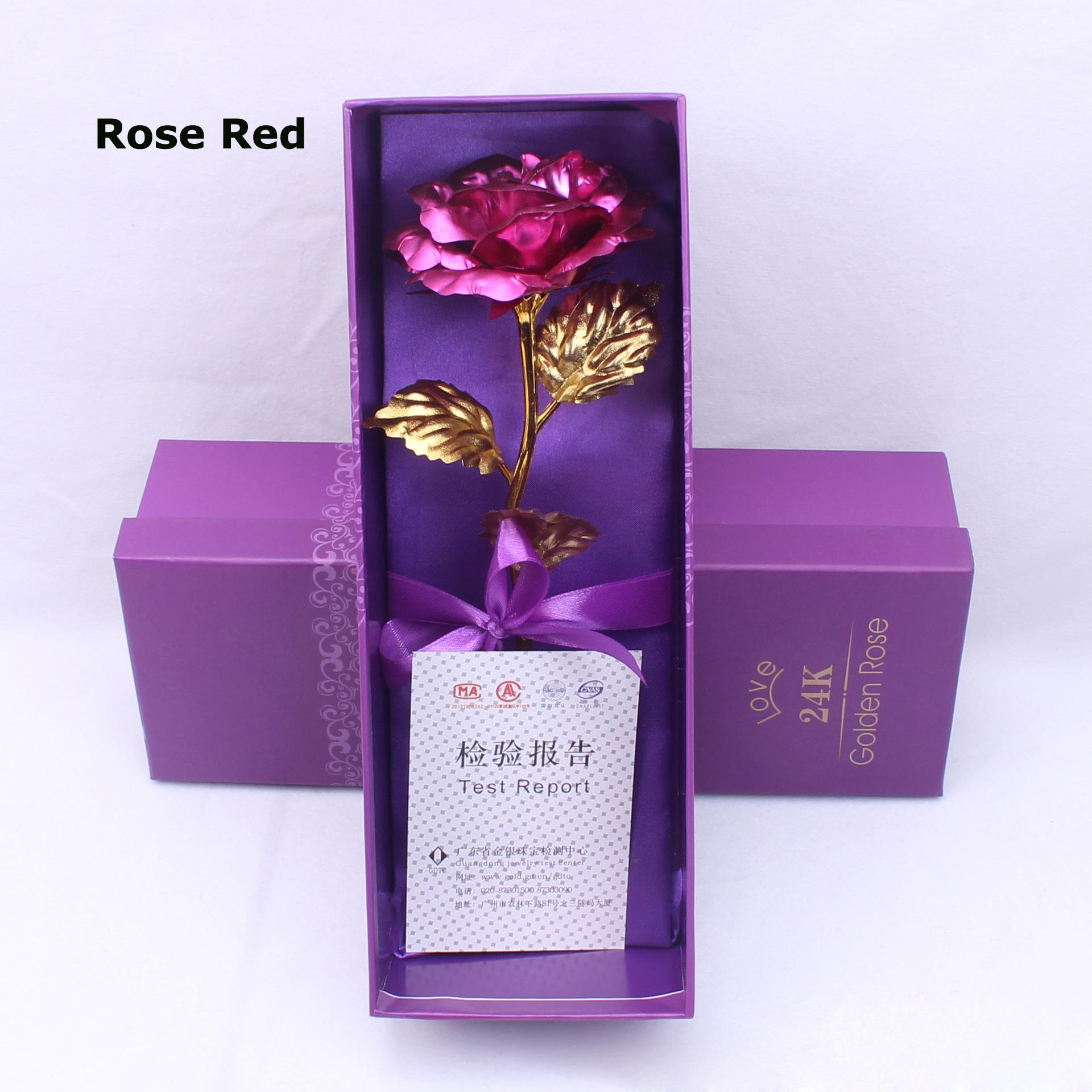 

НОВАЯ позолоченная роза, украшение для дома, искусственный цветок, рождественские подарки, День Святого Валентина розы красного