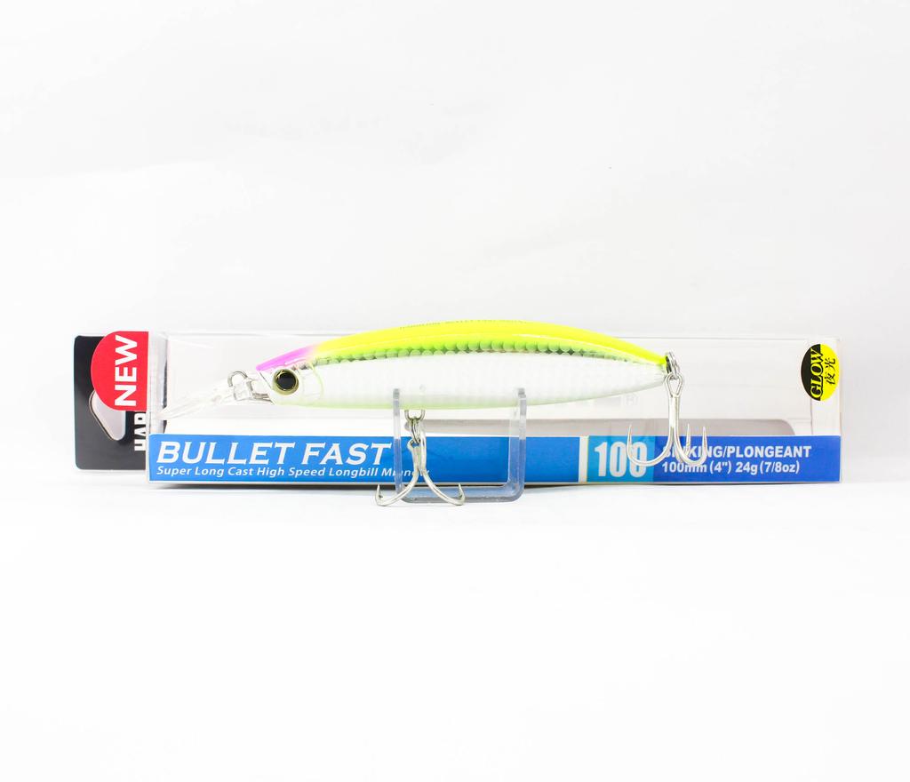 Yo Zuri Duel Hardcore Bullet Fast 100 mm Sinking Lure F1242-HLCL (7420)