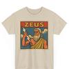 Koszulka Retro Komiksowa Zeus: Koszulka Pop Art z Greckim Bogiem