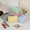 Fashion Women Stripfashion Women Sed Cosmetic Bags Striped Storage Make Up Bags For Women Lady With Zipper Travel Bag Makeup Bag