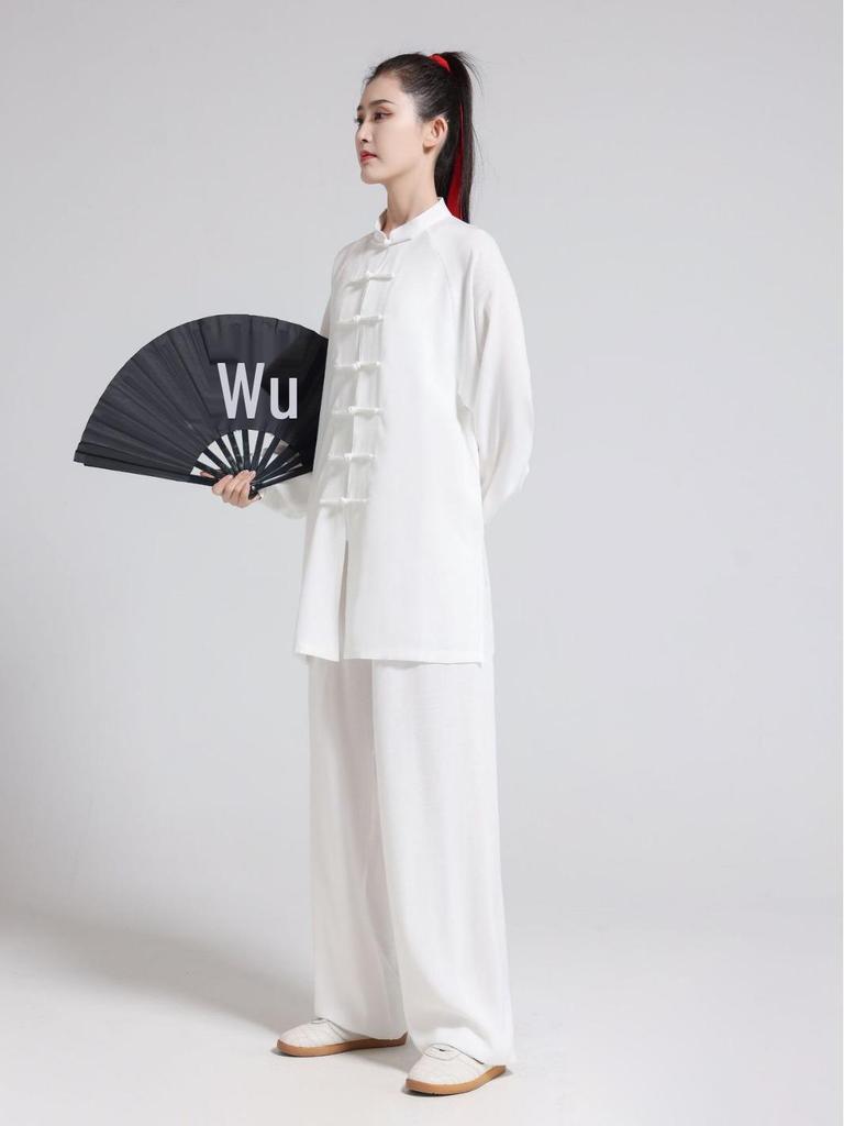 Royal Cheng Baumwolle Leinen Tai Chi und Wushu Aufführungsuniform für Damen und Herren - Frühling/Sommer Stil