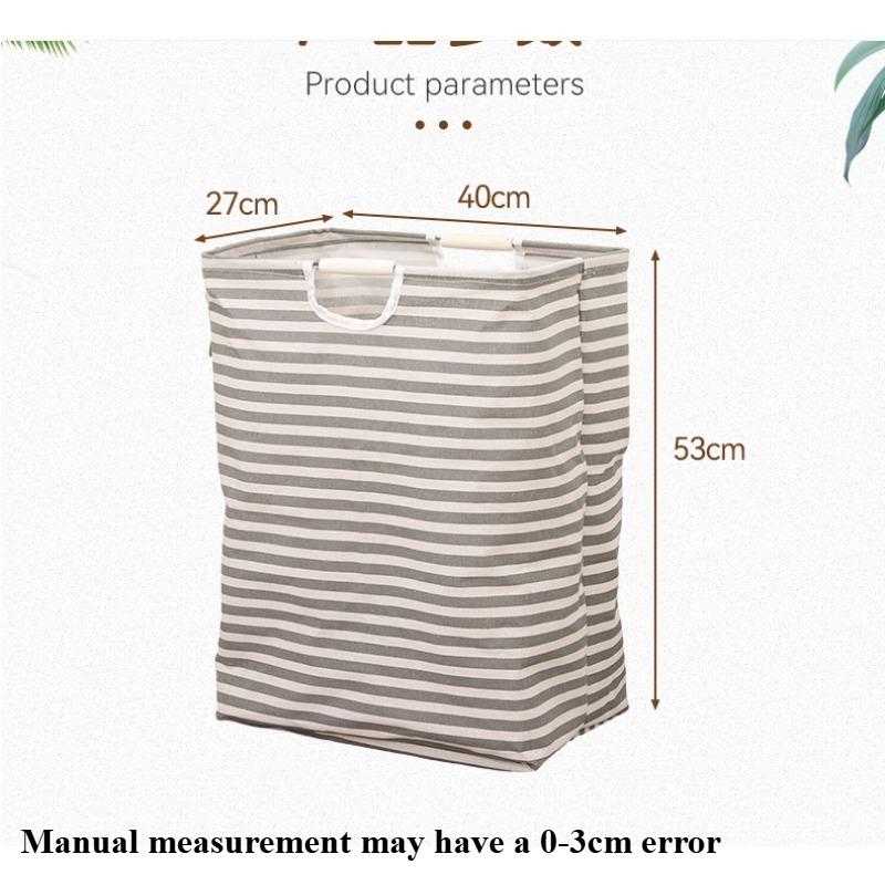 Extra-Large Laundry Hamper with Handles - Freestanding, Tall Dirty Clothes Basket for Bedroom, Bathroom, Dorm - Laundry Baskets