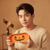 Smooth Finish Pumpkin Organizer Tray Orange Desk Trinket Holder Glasses Storage Case  Home Storage