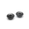1:1 Spiral Helical Bevel Gear 1M 20T 6/8/10mm Car Model Differential DIY Steel Gear 90 Degree Installation