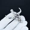 Buffalo Skull Pendant, 925 Sterling Silver Handmade Pendant, Antique Pendant, Vintage Chain Pendant Necklace, Anniversary Gift For Love