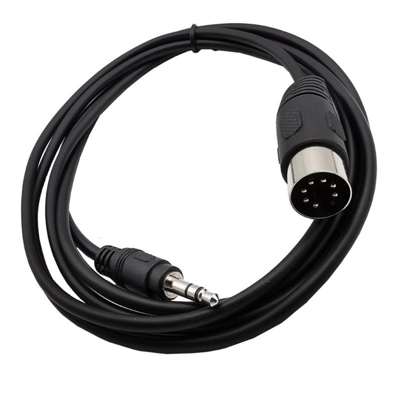 3.5mm To DIN7Cable DIN7P Male To 3.5mm Male Audios Cable for High Fidelitys Sound Transmission for DIN7 Stereo Equipment
