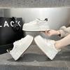 Platform White Shoes Women's New Winter Velvet Warm Fashion Versatile Height Increase Casual Bread Shoes Muffin Shoes