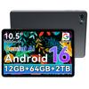 Android 16 Tablet with TABWEE T80 Android Thin and Android 16 Widevine GMS Gemini 6000mAh Child Suitable for [New AI-Optimized OS] Tablet, 10-inch,