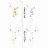 Modern Korean Inspired Necklace Minimalist Round/Heart Pendant Collarbone Chain Elegant Neck Chain Fashionable Jewelry