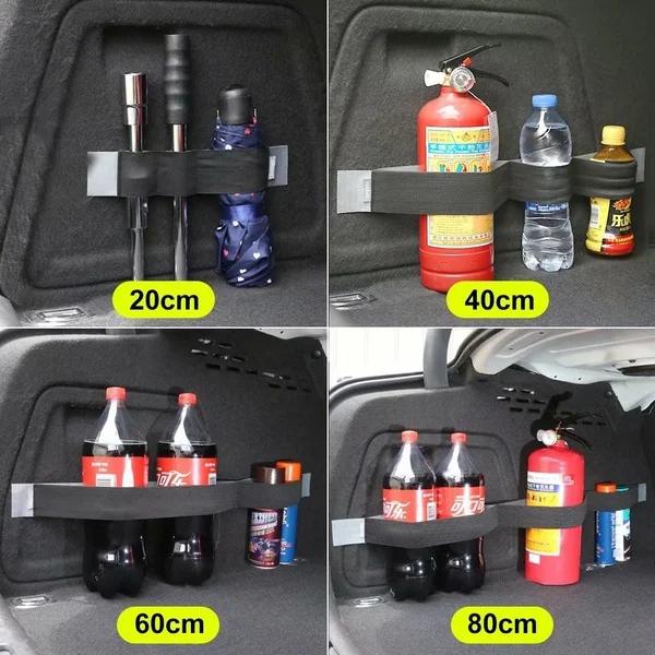 Practical Car Trunk Organizer Storage Belt Sticky Tape Supplies Auto Interior Accessories Vehicle Stowing Solution