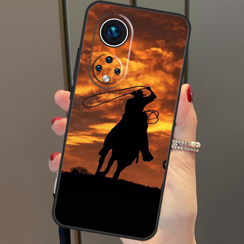 Extreme Sport Rodeo Cowboy Lasso Cover For Honor 90 70 50 Magic 6 Pro Magic 5 Lite Honor X6a X7a X8a X9a X8b X9b X8 X9 Case