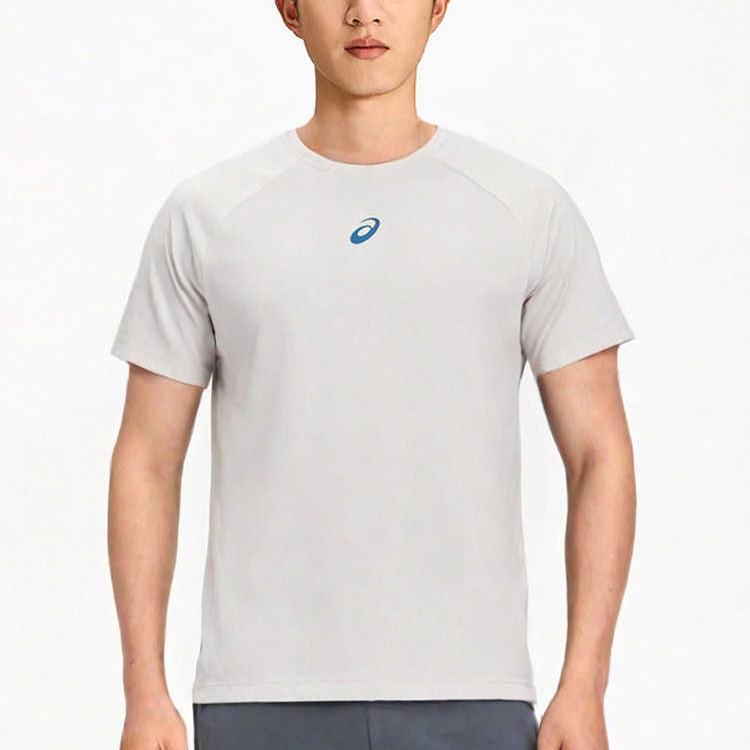 New ASICS T Shirts Men's Gray 2011D335-300