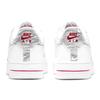 Nike Air Force 1 Low GS White University Red Kids Sneakers Black DJ4625-100