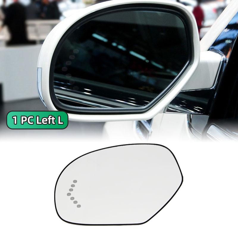 2PCS For Cadillac Escalade ESV Chevrolet Avalanche Silverado Suburban Tahoe GMC Yukon Heated Rear Side Wing Mirror Glass