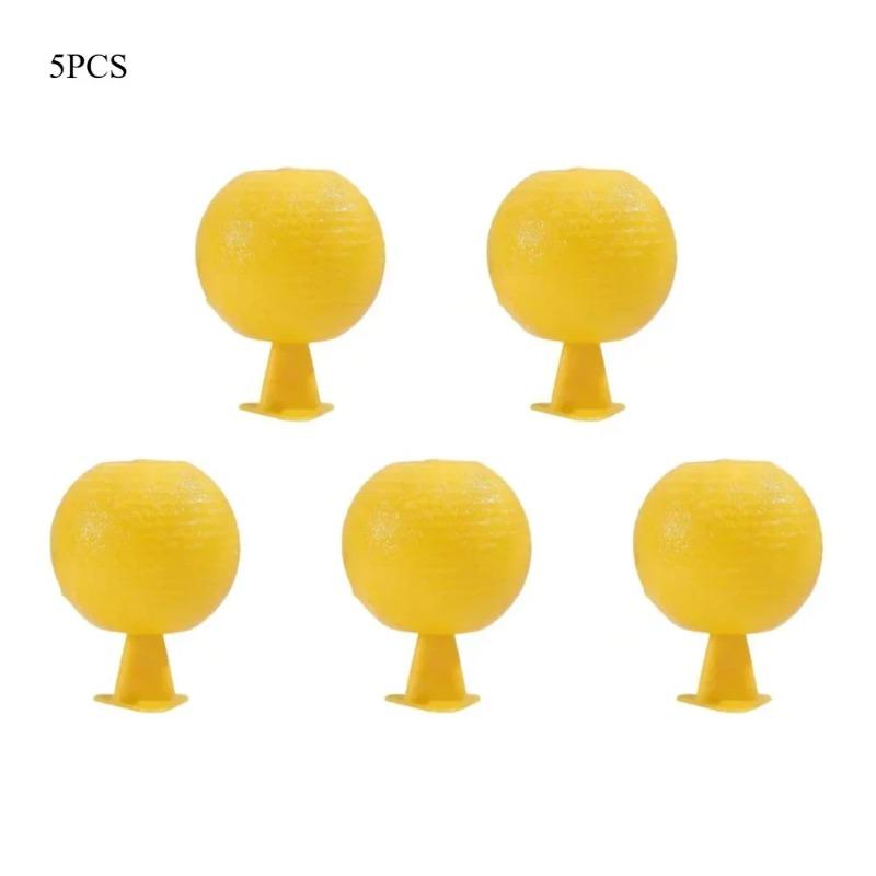 1-20 Pieces Summer Fruit Fly Trapping Ball Sticky Fruit Fly Catcher Glue Ball Multi-function Fruit Fly Mosquito Fly Catcher