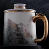Artisanal Crystal Porcelain Kung Fu Teacup