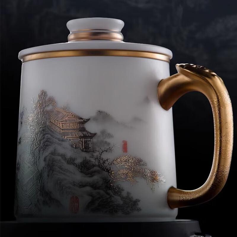 Artisanal Crystal Porcelain Kung Fu Teacup