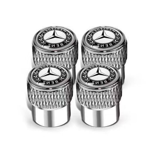 For W206 Class C200L CLA GLA Mercedes Benz W203 W220 W213 W211 W212 W201 Car Wheel Tire Valve car accessories Stem Caps1