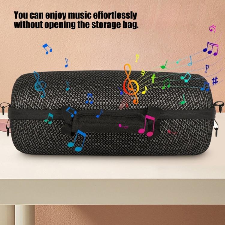 Compactly Speaker Carrying Case Durability EVA Fabric Bag for Speaker Providing All Around Device Protections