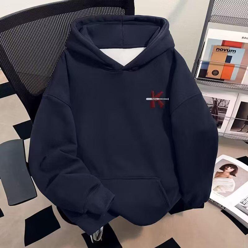 Men's Autumn Retro Chinese National Tide Hooded Sweatshirt - Casual Loose Pullover Outerwear