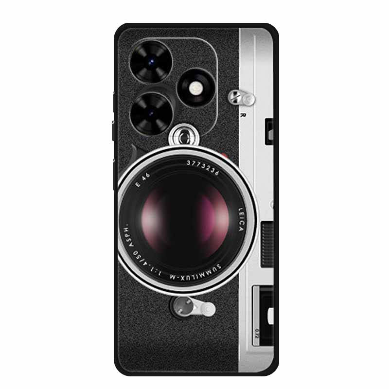 For Tecno Spark Go 2024 Case Luxury TPU Silicone Soft Back Cover Phone Cases for Tecno SparkGo 2024 BG6 Shockproof Flower Fundas