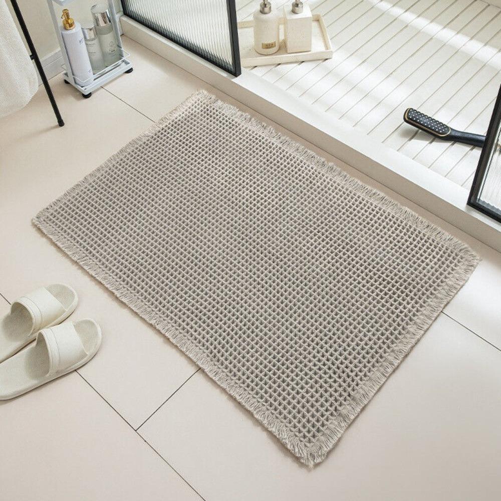 Super Absorbent Doormat Linen Woven Floor Mat New Bath Mat  Living Room