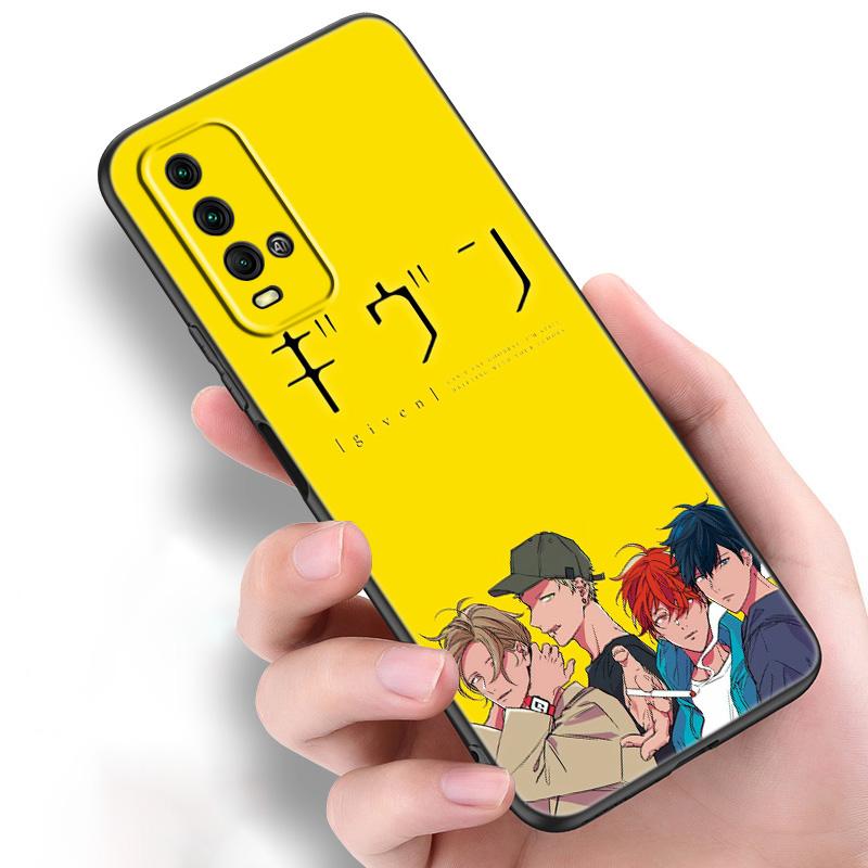 Gegeben Yaoi Anime Silikon Handyhülle Für Xiaomi Redmi Note 11 10 9 8 Pro 11T 10T 10S 9S 8T 9 9A 9C 9T Schwarz Weiche Hülle Coque