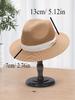Wide Brim 63cm XL Sun Hat  for Men Women Casual  Large Panama Jazz Straw Hat Beach Wedding Khaki Plus Big Size Cap 60cm Custom