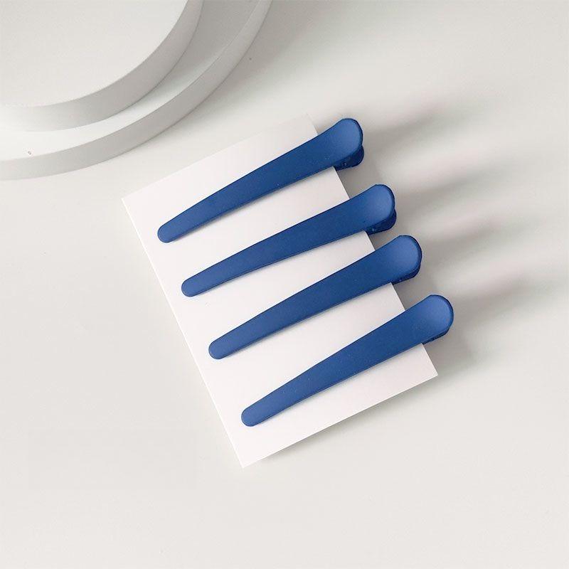 

4 шт./комплект Матовые Парикмахерские Зажимы Конфетного Цвета Пластиковые Салонные Шпильки Утиный Клюв Зажимы для Волос DIY Аллигатор Инструменты для Ухода за Волосами Укладки 4pcs