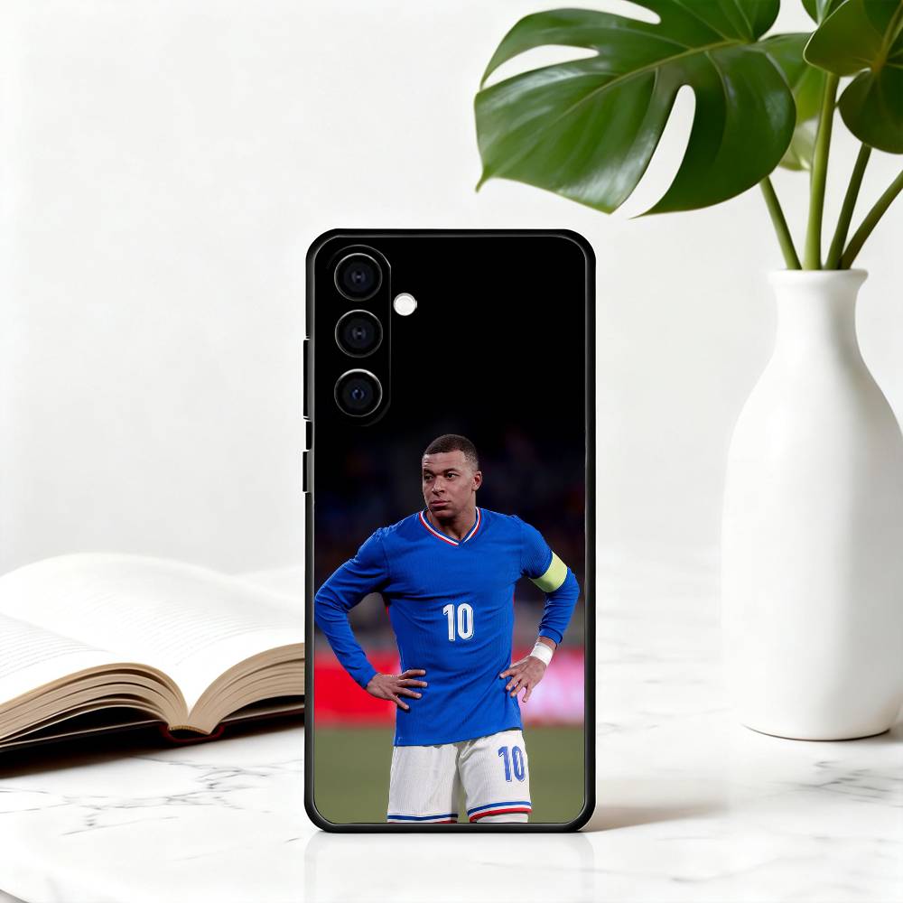 SPORT K-Kylian M-Mbappe KM Phone Case For Samsung Galaxy A73,A72,A71,A70,A53,A52,A51,Soft Silicone Black Cover