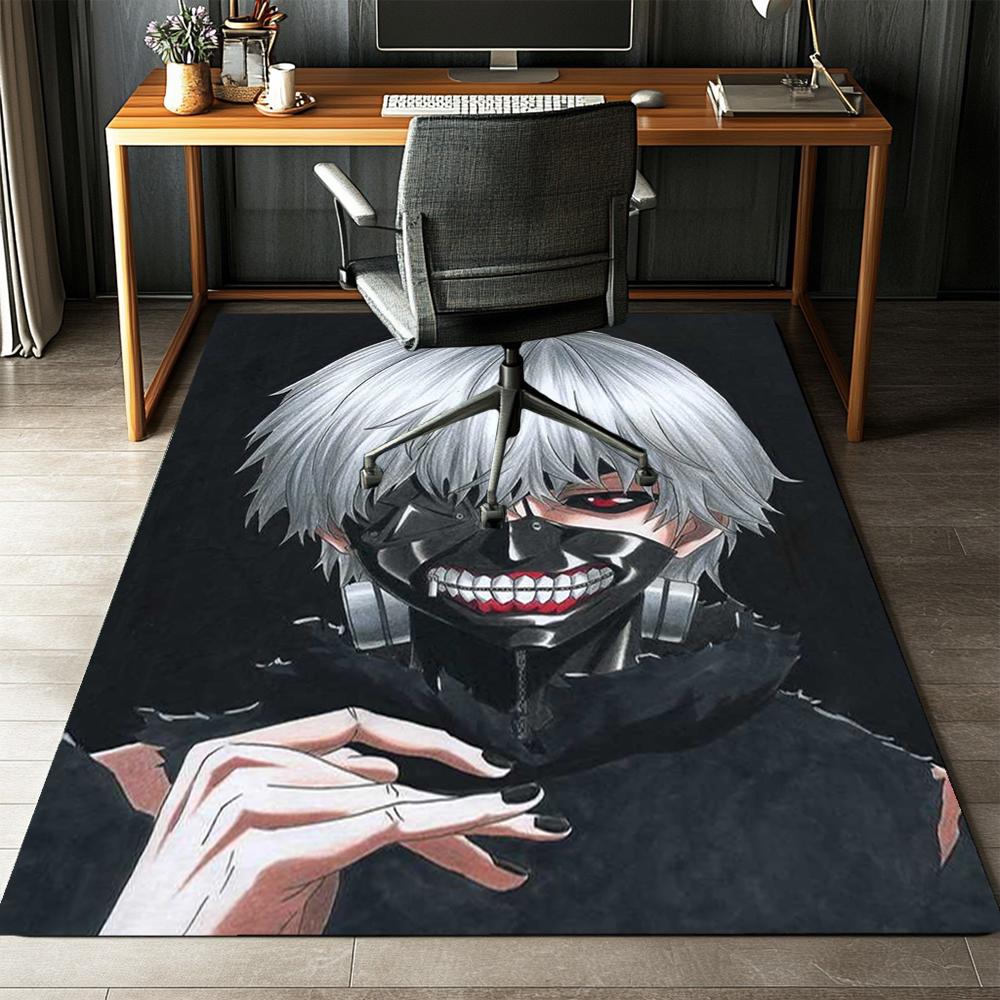 Tokyo Ghoul Printed Carpet,Rug,for Office Chair Living Room Bedroom Kitchen Room Decor Gifts.