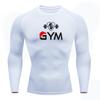 Men's Anime Compression T-Shirt Gym Running Fitness Tight Sportswear Short Sleeve Breathable Workout Summer T-Shirt S-3XL