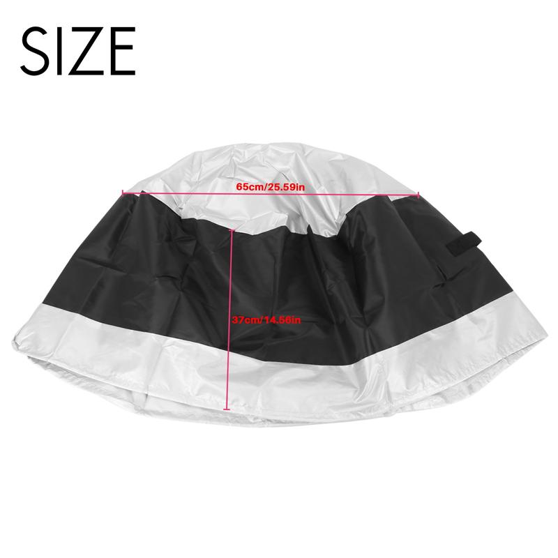 4Pcs Tire Cover Case Car Spare Tire Cover Storage Bags Carry Tote Polyester Tire For Cars Wheel Protection Covers 4 Season-A99D