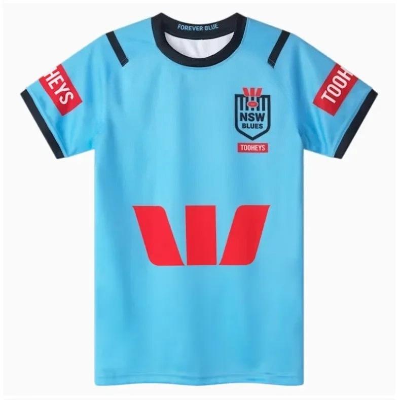 New Australian Blue Shirt Training Shirt, Blue Shirt Rugby Shirt, Quick-drying Breathable Casual Sportswear
