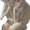 Lamb Wool Imitation Fur Young Women'S Short Imitation Rex Rabbit Fur Plush Autumn And Winter Coat